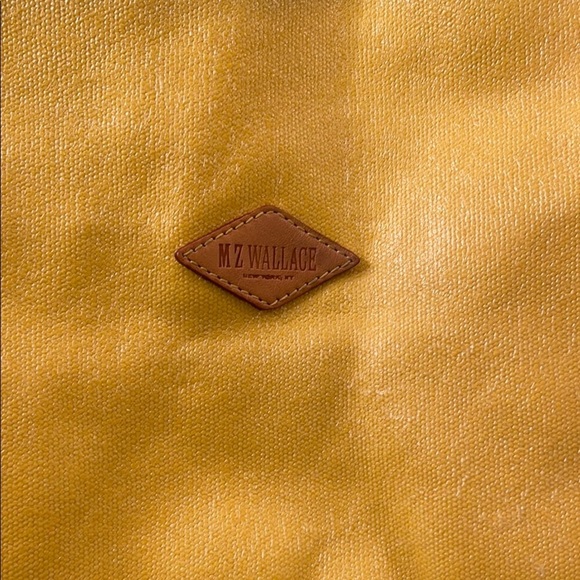 MZ Wallace Yellow and Cream Tote Bag with Spacious Design - Picture 2 of 14